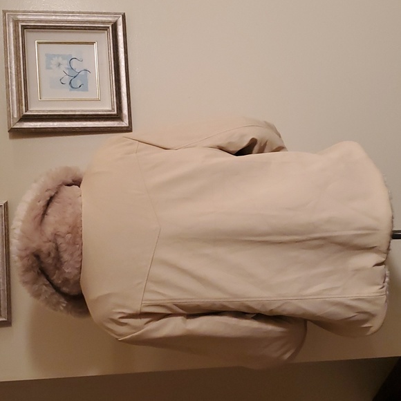 Adorable Reversible Fur, and Fabric Jacket - Picture 15 of 16